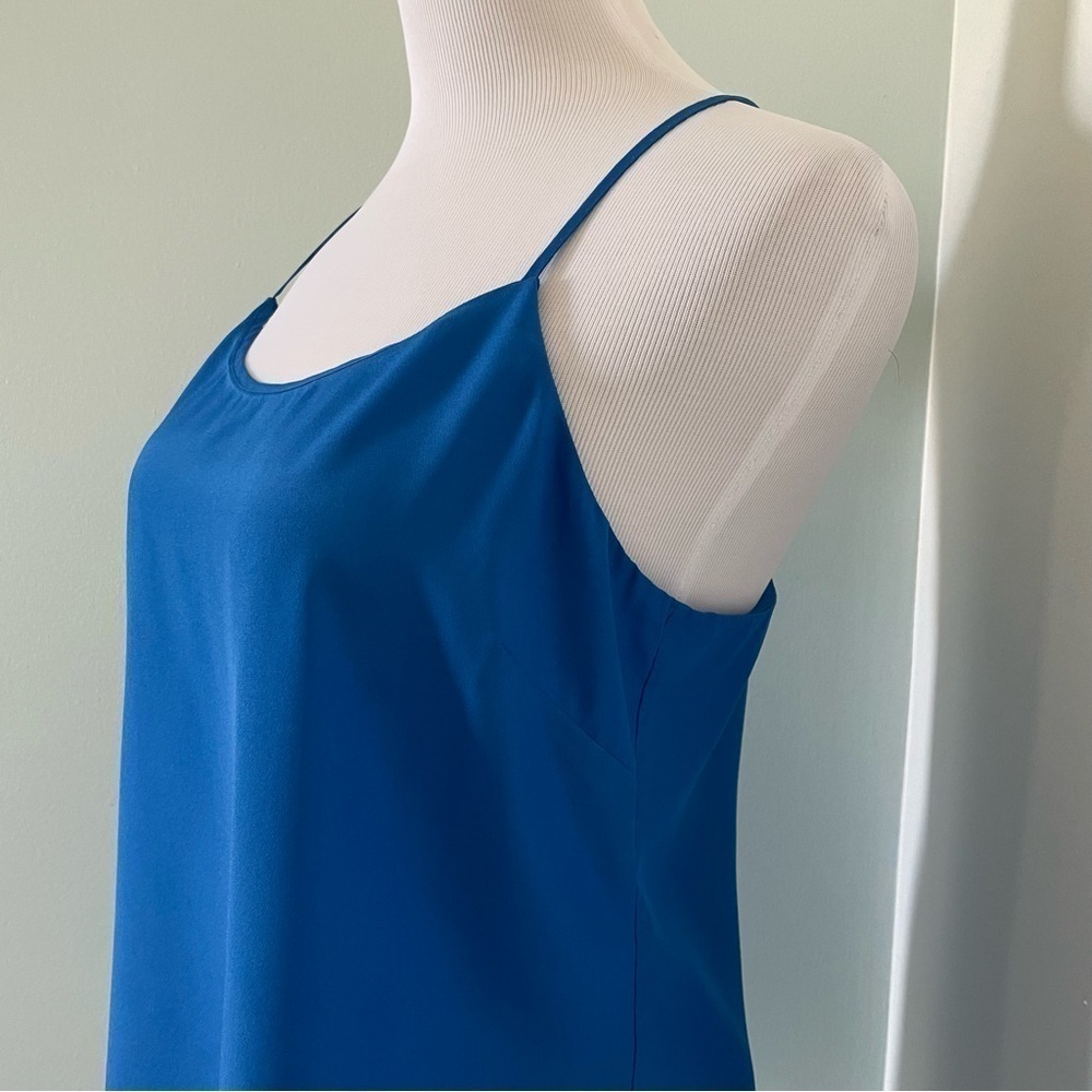 J. Crew Women’s Racerback Cami Tank Top Blue Size 8 - Picture 4 of 10